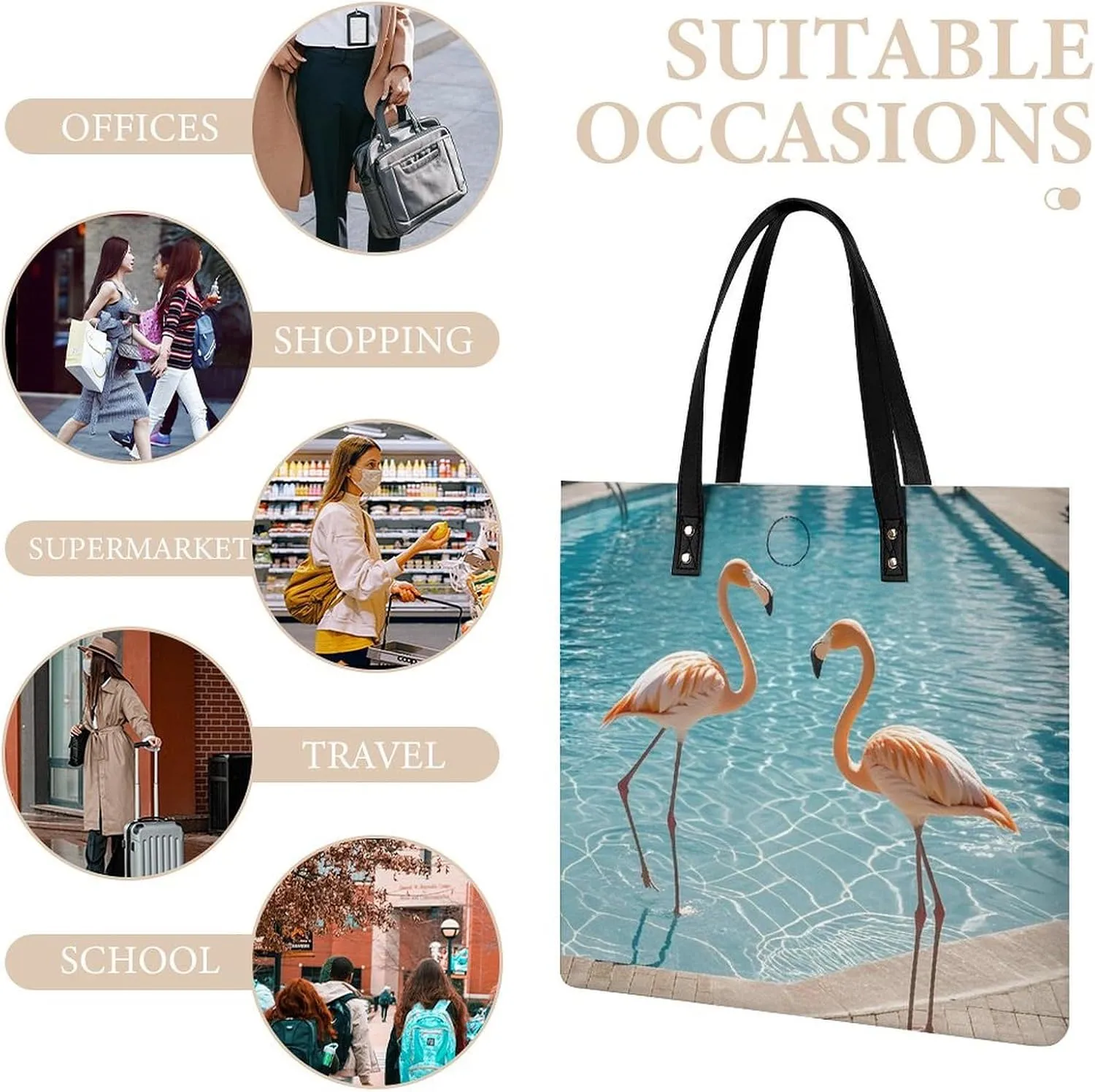 Leather Handbag for Women Tote Bag with Magnetic Buckle Angel with Blue Wings Crossbody Bag Shoulder Bags