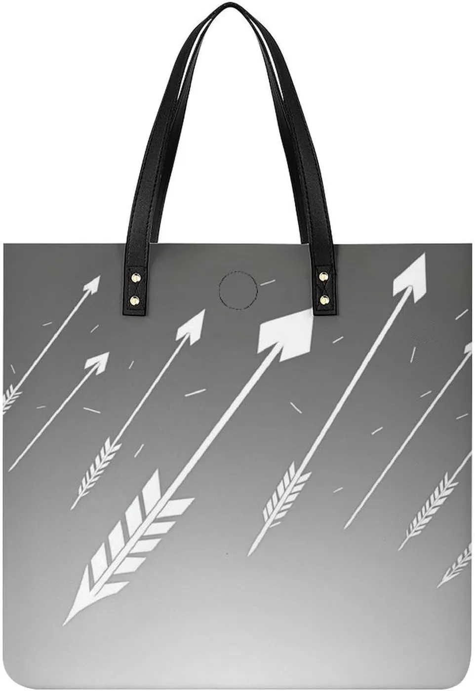 Leather Handbag for Women Tote Bag with Magnetic Buckle Hummingbirds Irises Flowers Crossbody Bag Shoulder Bags