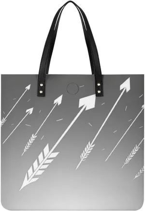 Leather Handbag for Women Tote Bag with Magnetic Buckle Hummingbirds Irises Flowers Crossbody Bag Shoulder Bags