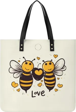Leather Handbag for Women Tote Bag with Magnetic Buckle Kiwi Slice Crossbody Bag Shoulder Bag