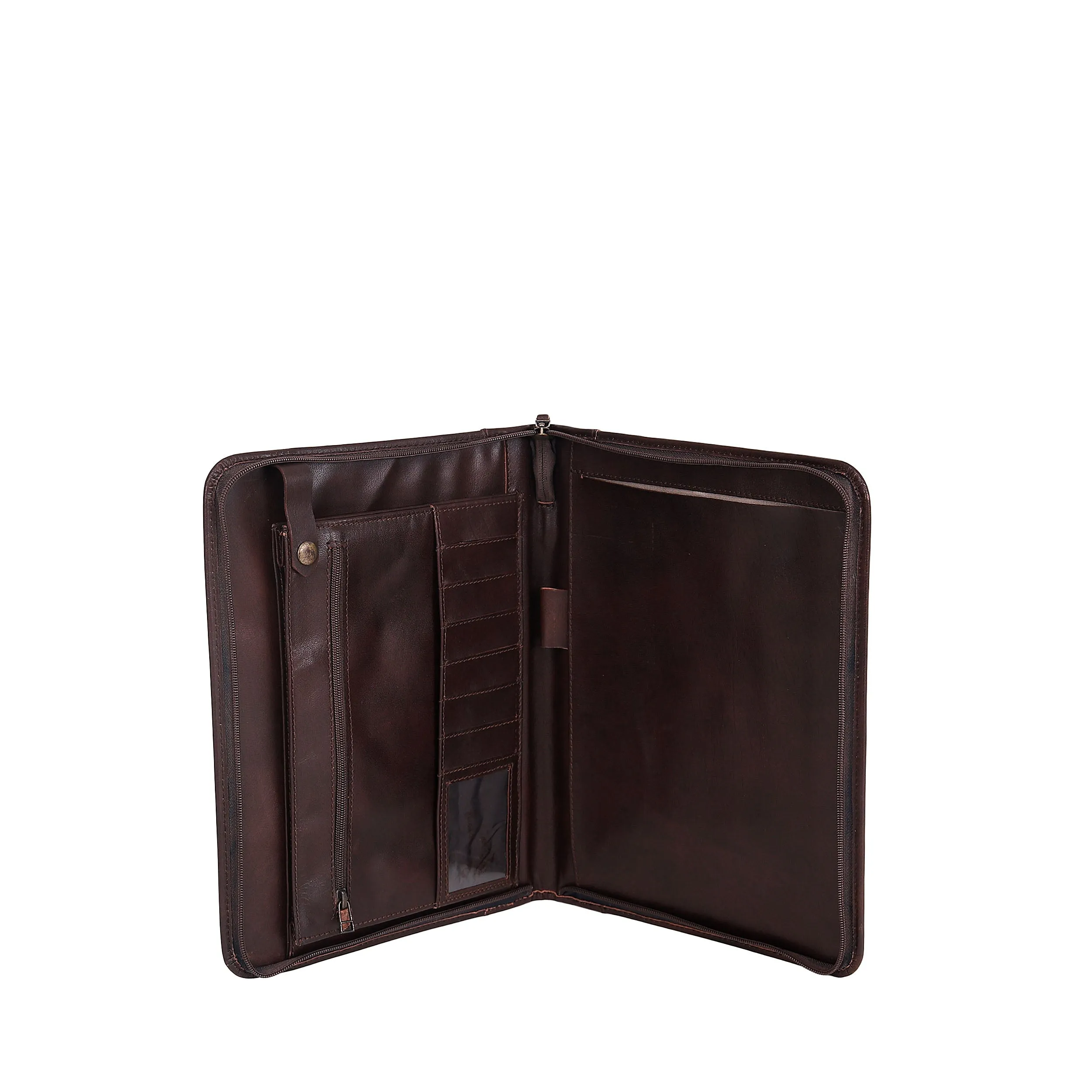 Leather Portfolio HLPO7 - Dark Brown