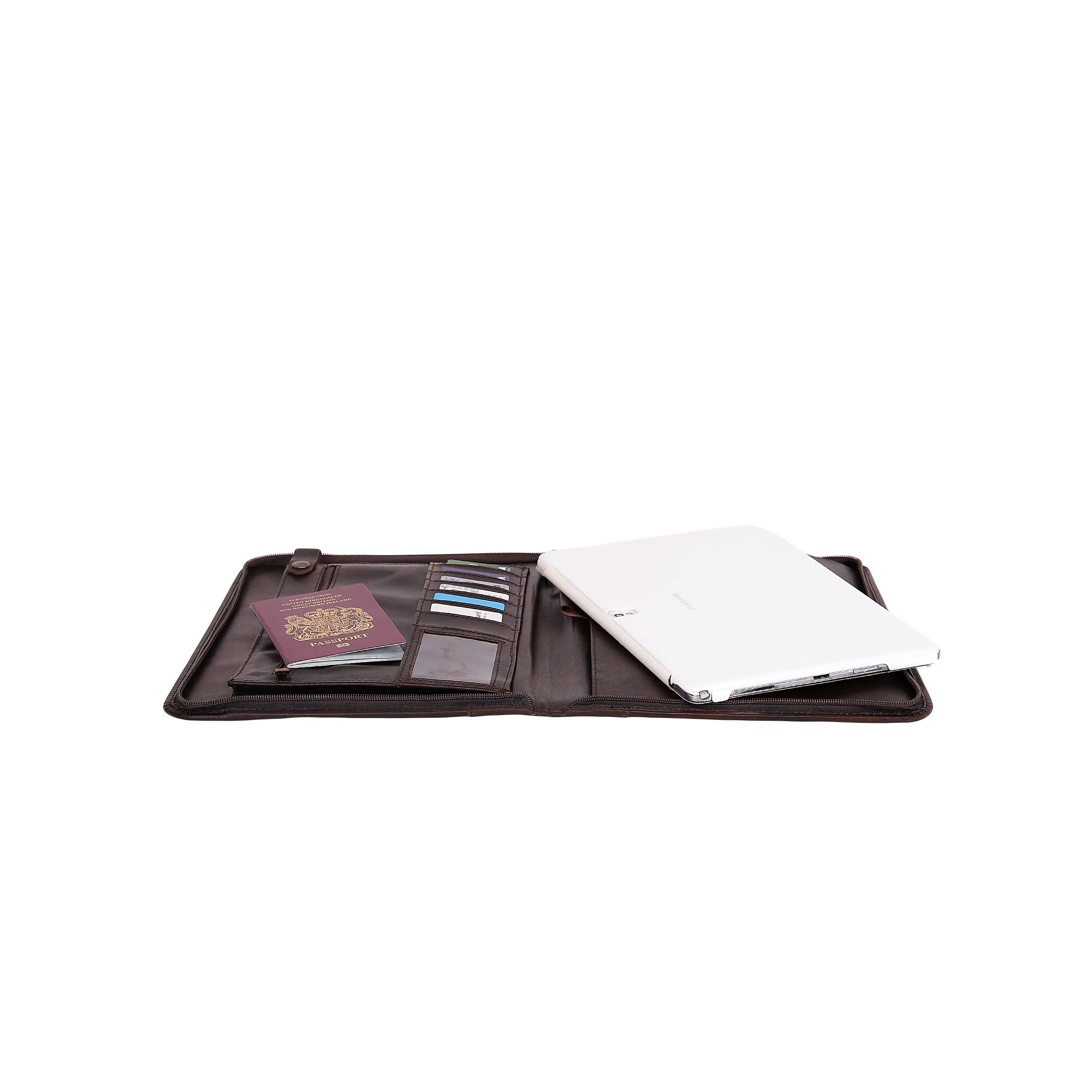 Leather Portfolio HLPO7 - Dark Brown