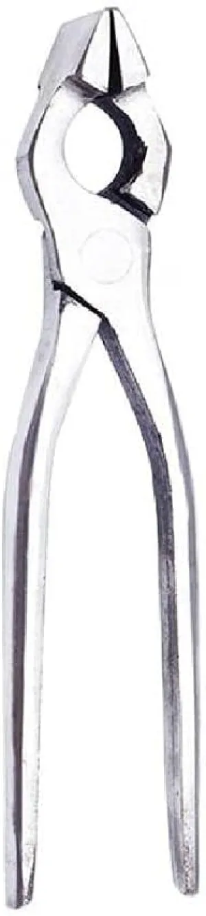 Leather Tools Pliers Curved Nose Pliers or Straight Nose Pliers DIY Edge Adjustment Press Flatten Forceps Handbag Wallet Making Tool - 195mm Straight Nose Pliers