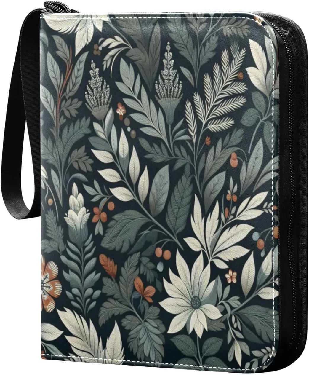 Leaves Card Binder 4 Pockets, 400 Pockets Trading Card Binder Removable Card Albums Card Holder for Games, Sports, Football, Baseball Cards