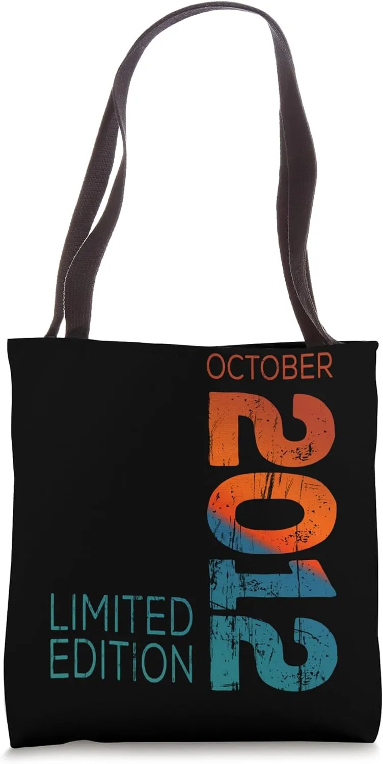 Legendary October 2012 Year 2012 Retro 2012 Vintage 2012 Tote Bag