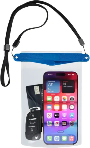 Lewis N. Clark for Cell Phone or Tablet, for Kayak, Canoe, Pool or Beach, Blue