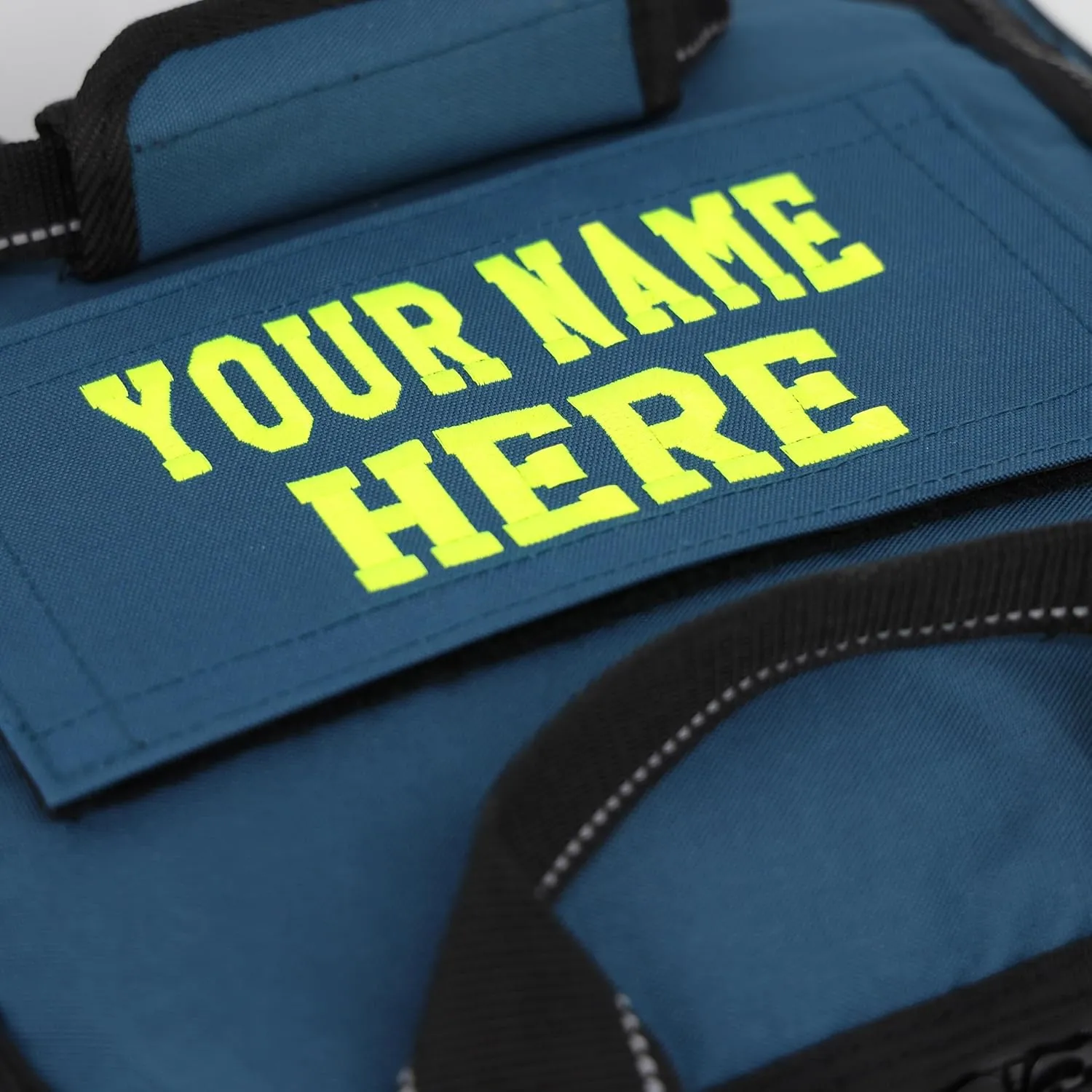 Lightning X Customizable Large EMT Medic First Responder EMS Trauma Jump Bag w/Embroidered Name - BLUE