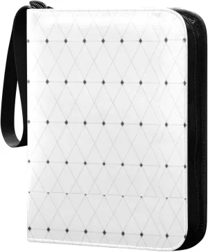 Line Card Binder 4 Pockets, 400 Pockets Trading Card Binder Removable Card Albums Card Holder for Games, Sports, Football, Baseball Cards