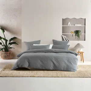 Linen House Raven Parquet Duvet Cover Set