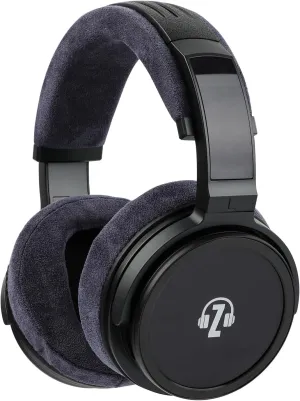 Linsoul HarmonicDyne x Z Reviews Eris: Wired Over Ear Headphones, 50mm Dynamic Driver Gaming Headphones, Semi-Closed for Bass Enthusiasts, Gaming, Audiophile, Balanced Cable, Glass-Back