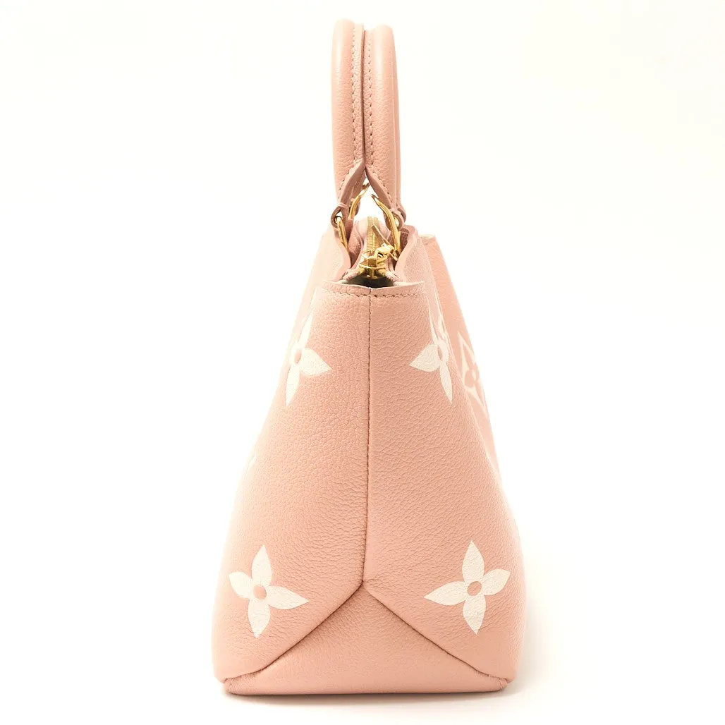 Louis Vuitton Bicolor Monogram Empreinte Leather Petit Palais PM Handbag