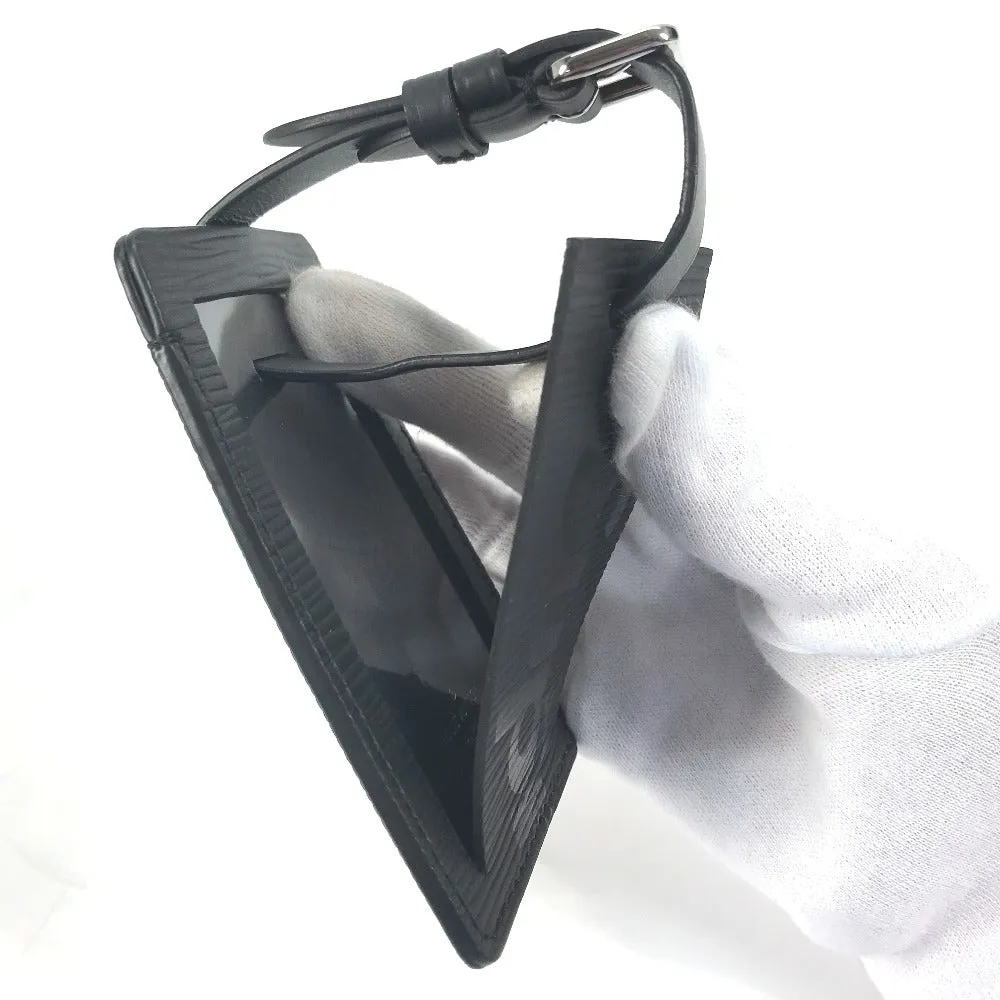 LOUIS VUITTON Name tag M67726 Epi Leather black Epi Name tag mens Used