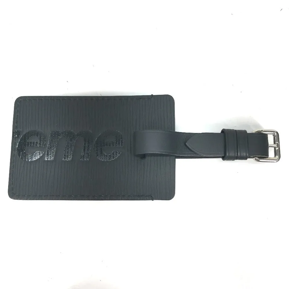 LOUIS VUITTON Name tag M67726 Epi Leather black Epi Name tag mens Used