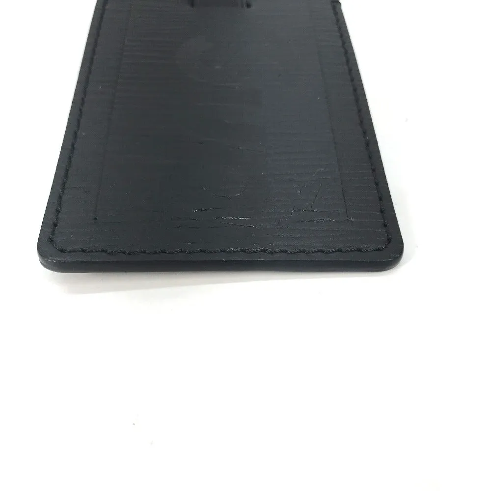 LOUIS VUITTON Name tag M67726 Epi Leather black Epi Name tag mens Used