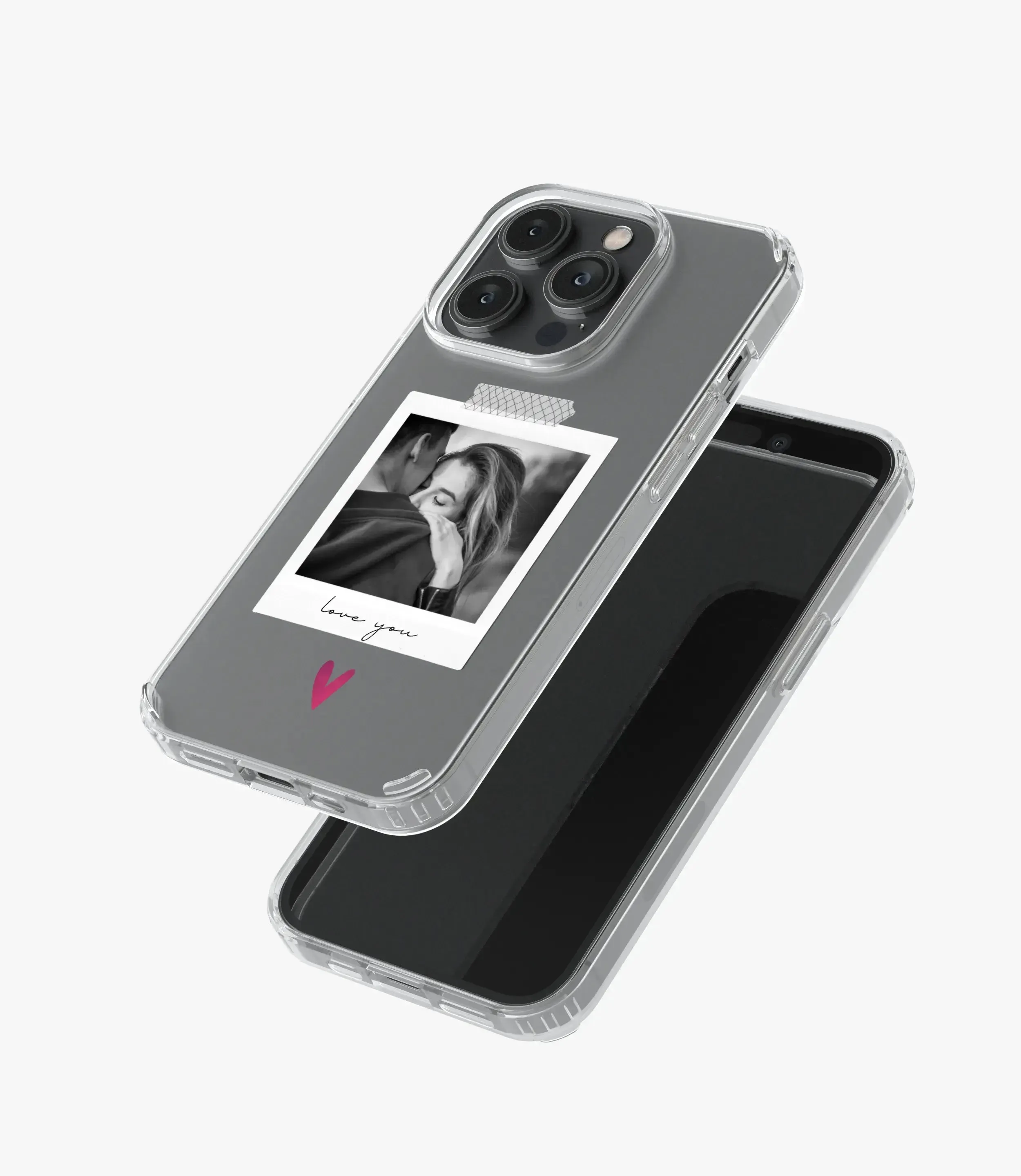 Love You Aesthetic Polaroid Silicone Case