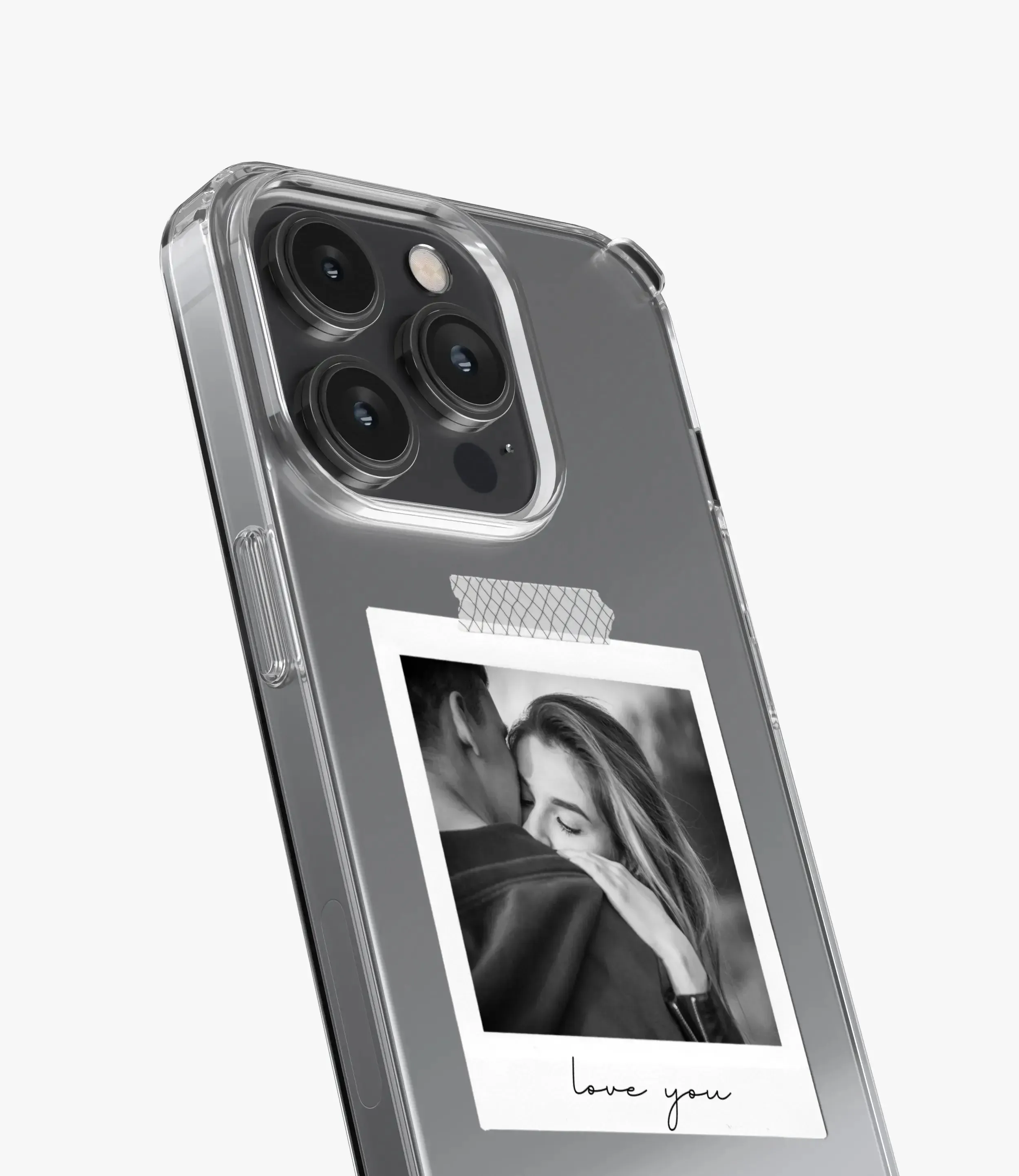 Love You Aesthetic Polaroid Silicone Case
