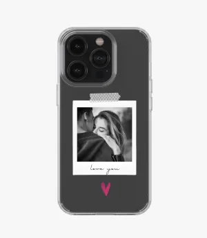 Love You Aesthetic Polaroid Silicone Case