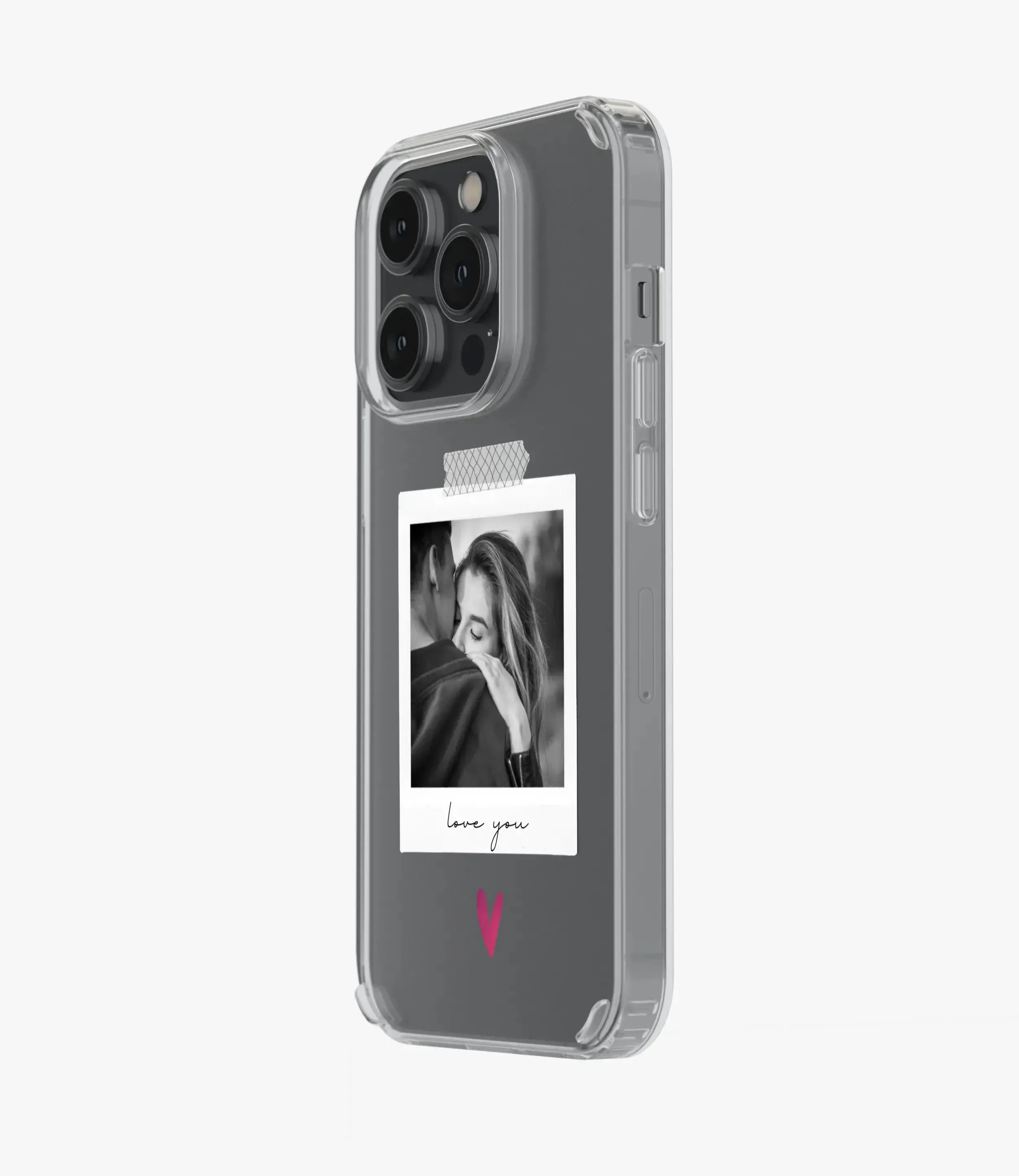 Love You Aesthetic Polaroid Silicone Case