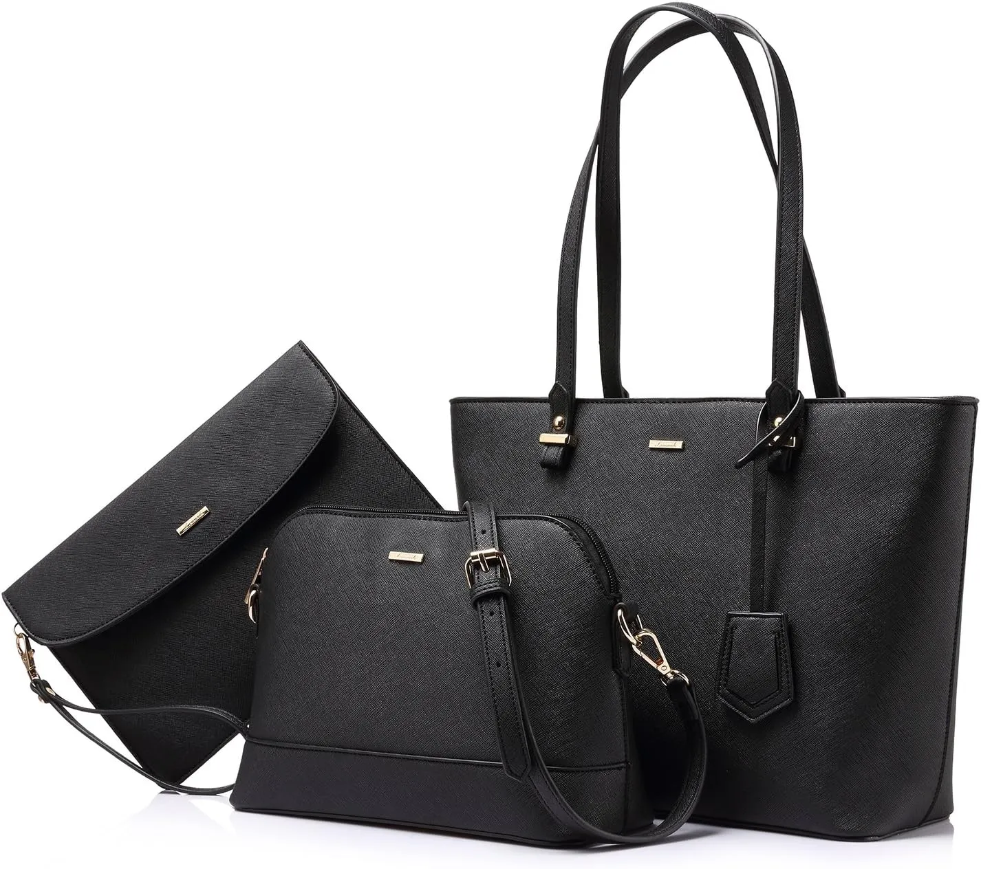 LOVEVOOK Handbags for Women Shoulder Bags Tote Satchel Hobo 3pcs Purse Set