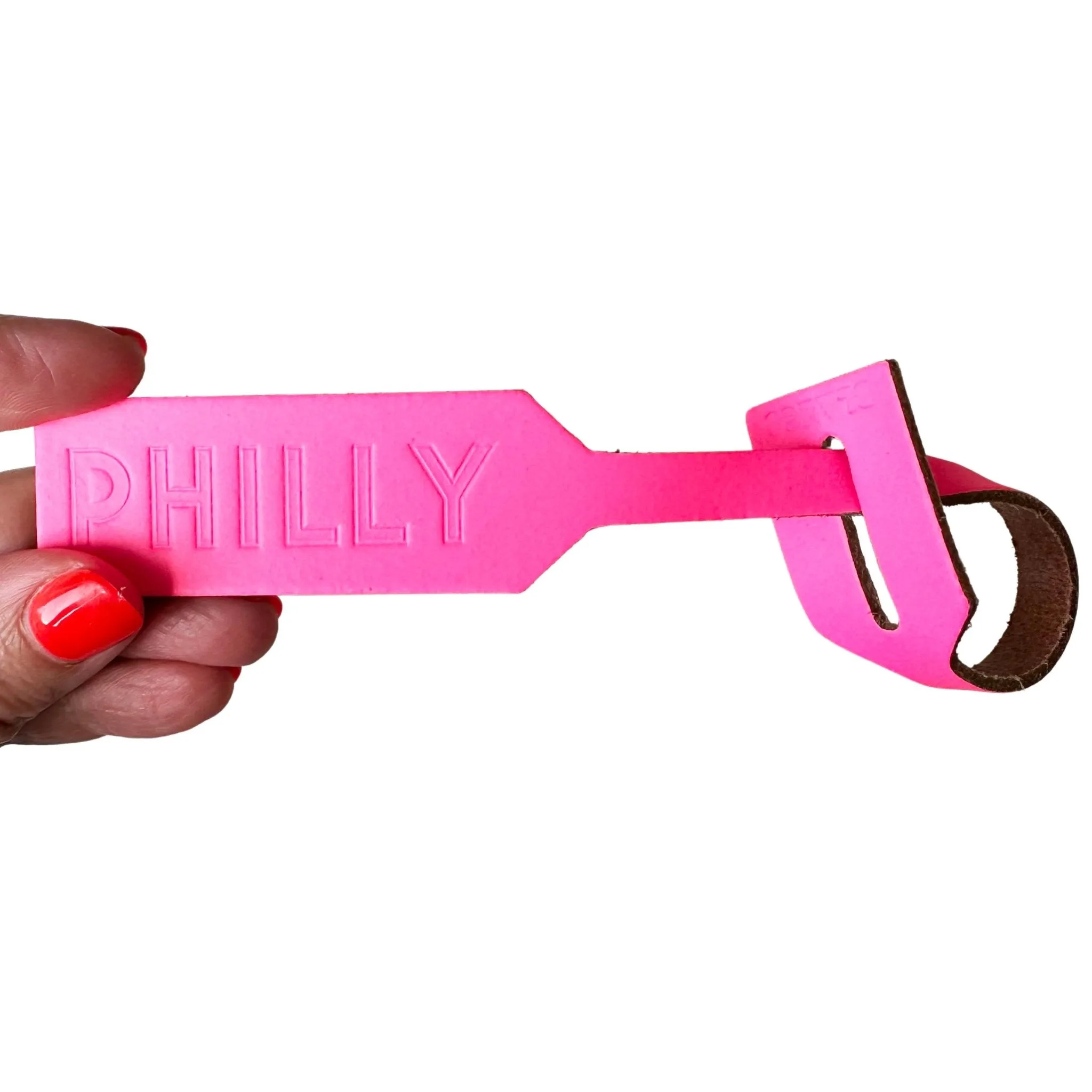 Luggage Tag - Neon Pink