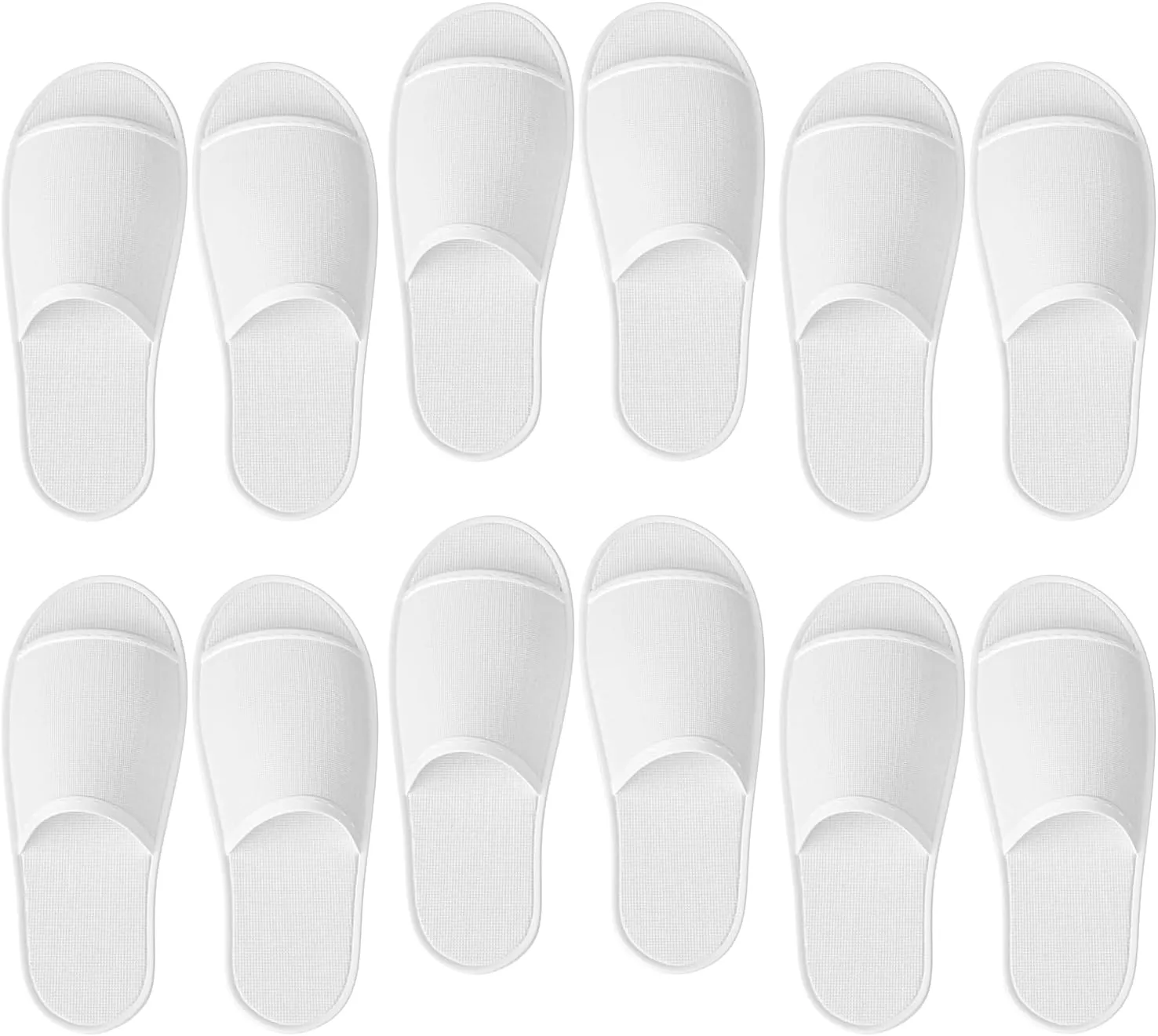 Maeline Spa Slippers, Non Slip Disposable Wholesale Bulk Hotel Slippers for Guests, Multi Color Reusable House Slippers, Indoor, Bathroom, Bedroom, Travel Slippers for Women, Men, Unisex