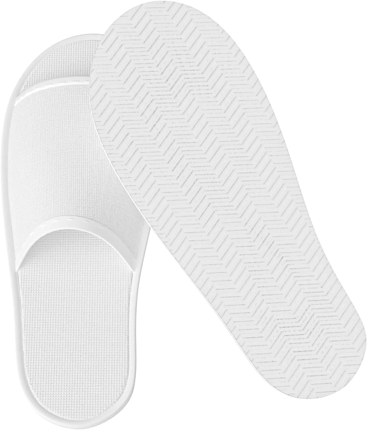 Maeline Spa Slippers, Non Slip Disposable Wholesale Bulk Hotel Slippers for Guests, Multi Color Reusable House Slippers, Indoor, Bathroom, Bedroom, Travel Slippers for Women, Men, Unisex