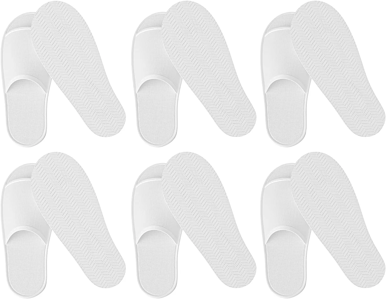 Maeline Spa Slippers, Non Slip Disposable Wholesale Bulk Hotel Slippers for Guests, Multi Color Reusable House Slippers, Indoor, Bathroom, Bedroom, Travel Slippers for Women, Men, Unisex