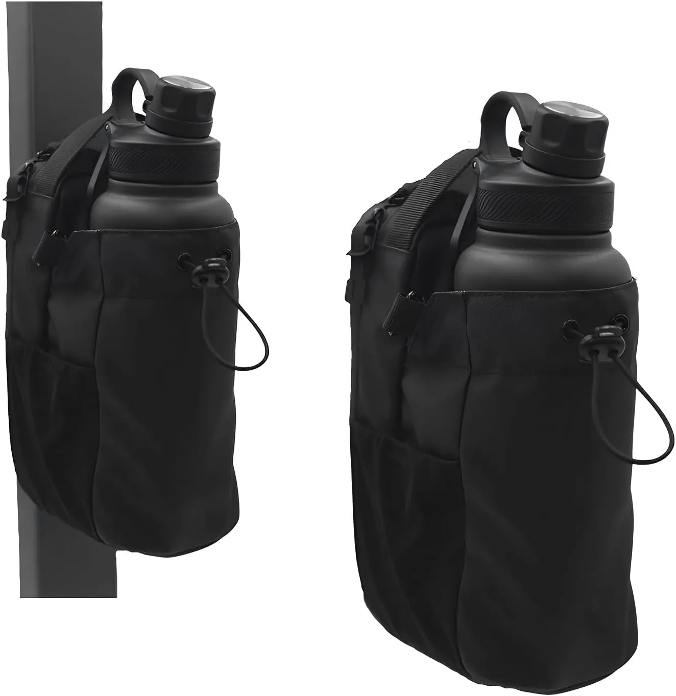 Magnetic Bottle Sling Bag for Men And Women Magnetic Gym Bag for Travel Work Sports Keep Your Items Off The Dirty Gym Floor