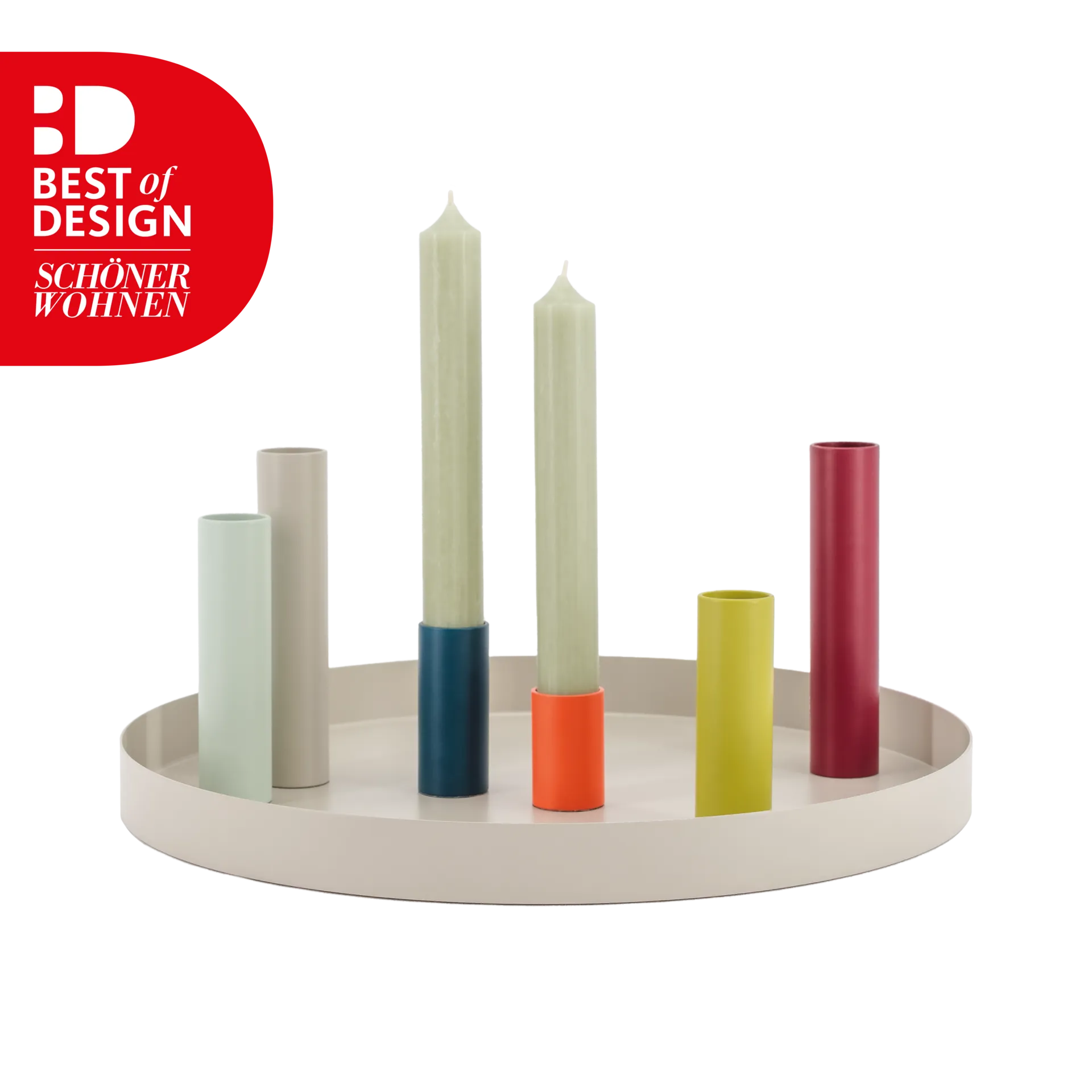 Magnetic candle holder 'Luna'