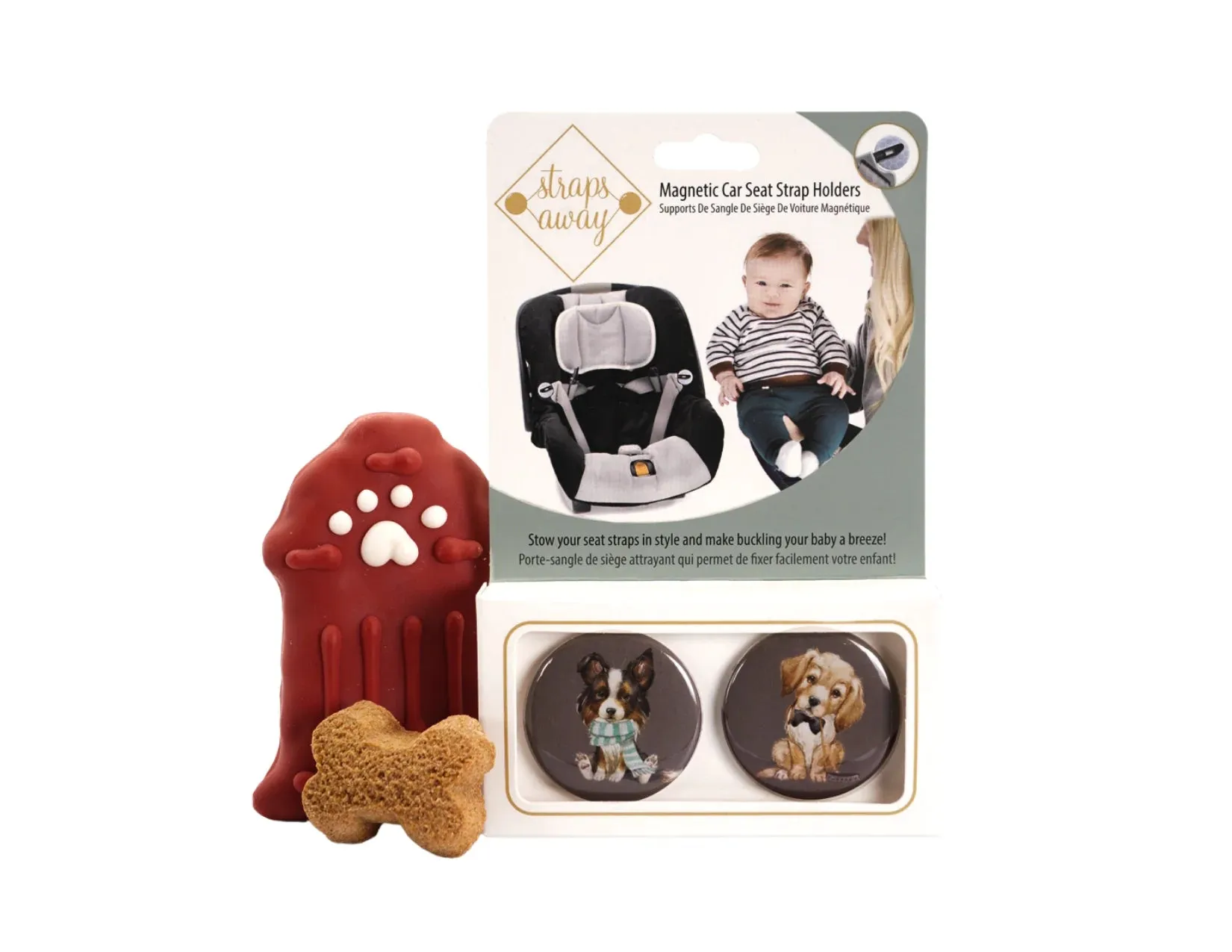 Magnetic Car Seat Strap Holders