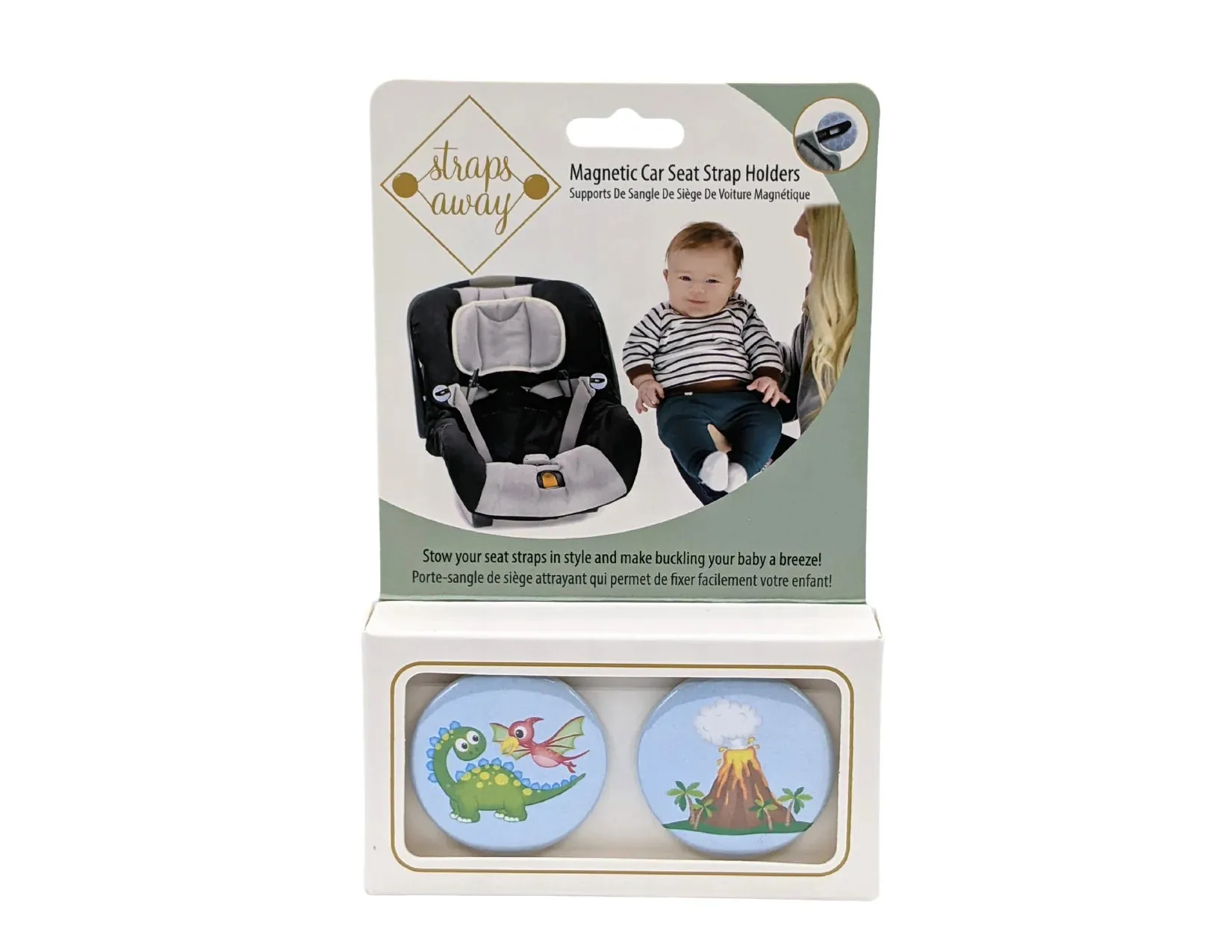 Magnetic Car Seat Strap Holders