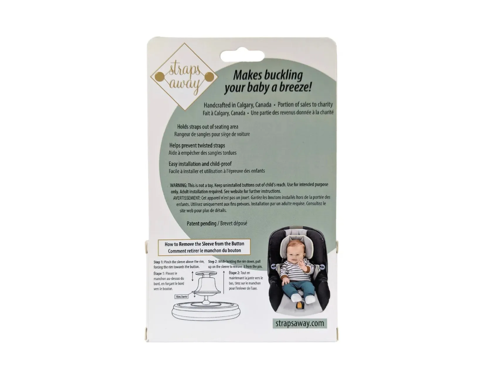 Magnetic Car Seat Strap Holders