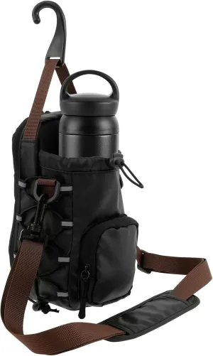 Magnetic Gym Bag for Men and Women, Magnetic Gym Water Bottle Holder Bag with Multiple Pockets and Adjustable Shoulder Strap, Gym Accessories Organizer for Work, Sports, Travel, Company