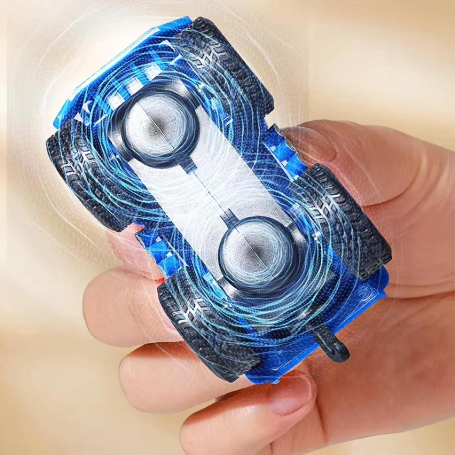 Magnetic Wall Climbing Toy Car, Wall Climbing Car, Magnetic Wall Climbing Cars for Wall and Ceiling Play (Yellow)