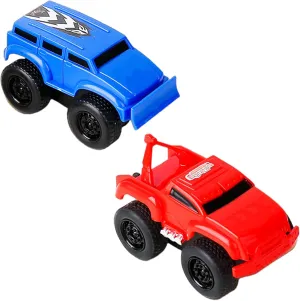 Magnetic Wall Climbing Toy Car, Yearpilrim Anowadays Wall Climbing Car, Cars That Drive on Walls and Ceiling, Magnetic Levitation Inertia Climbing Wall Toy Car (Blue Red)