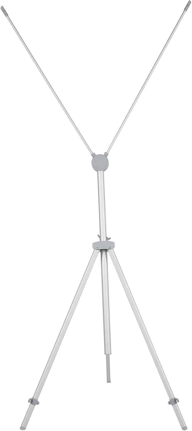 M&T Displays Adjustable Tripod X Banner Stand 23.6x63.0, 23.6x70.9, 31.5x70.9 Inch Poster Size Option and Carrying Bag Poster Holder for Trade Show Exhibition
