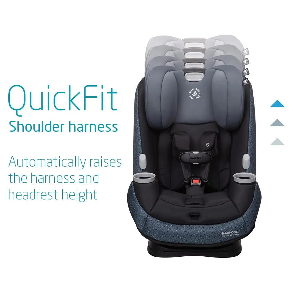 Maxi-Cosi Pria Max All-in-One Convertible Car Seat, Tetra Graphite - PureCosi