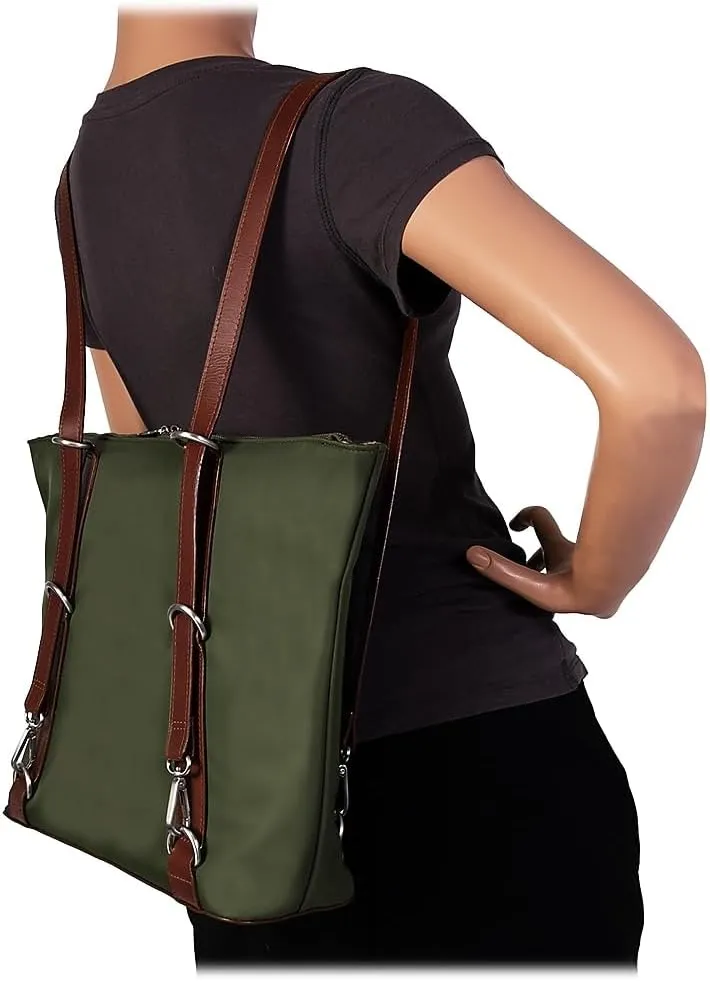 McKlein 3-In-1 Nylon Convertible Backpack Tote- DYLAN