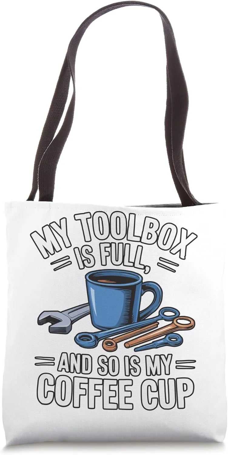 Mechanic Coffee Lover Workshop Mechanical Engineering Tote Bag