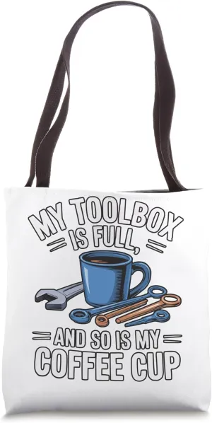 Mechanic Coffee Lover Workshop Mechanical Engineering Tote Bag