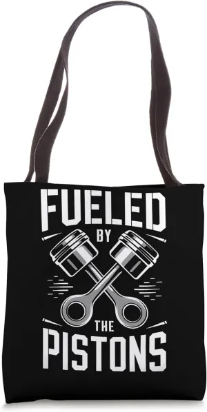 Mechanics Garage Life And Auto Car Guys Fueled By Piston Tote Bag