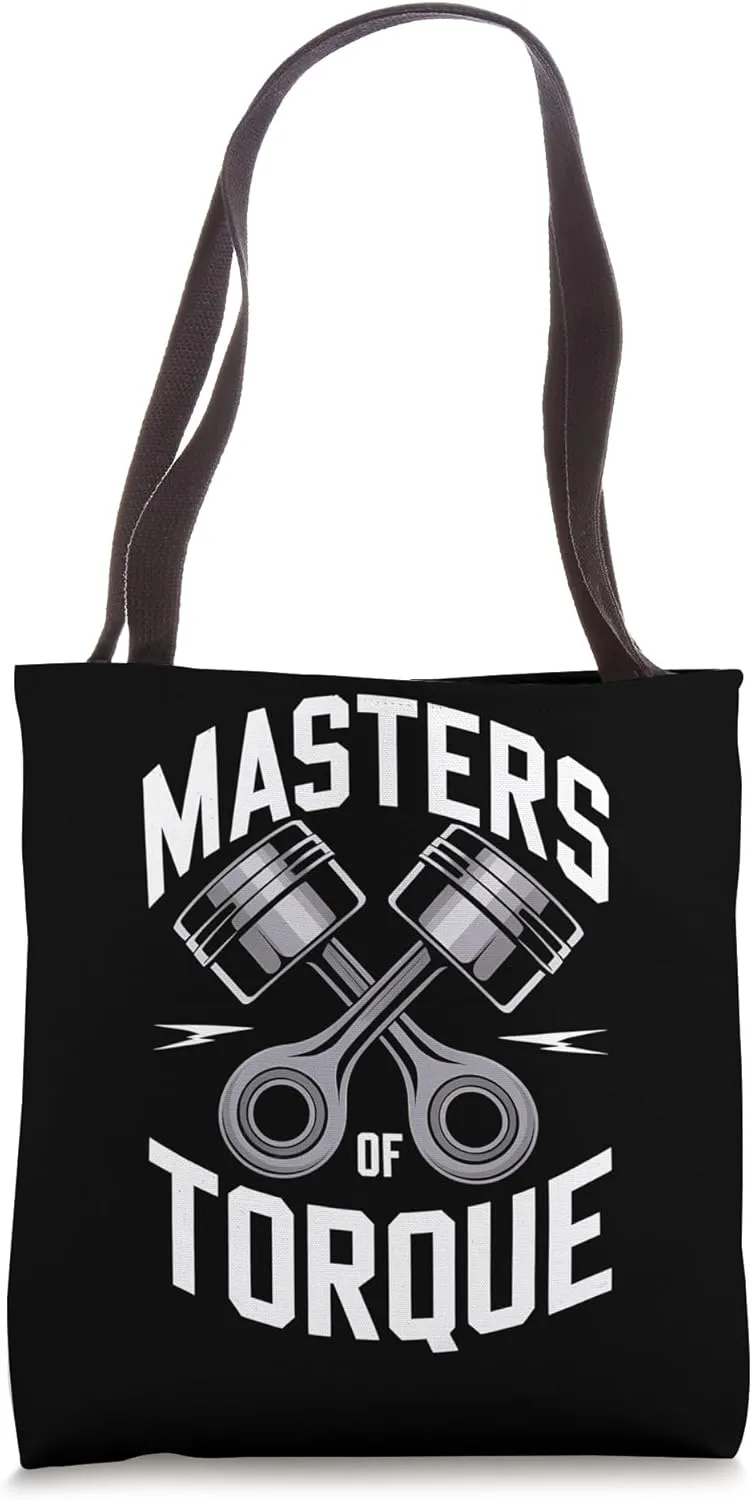 Mechanics Garage Life And Auto Car Guys Master Of Torque Tote Bag