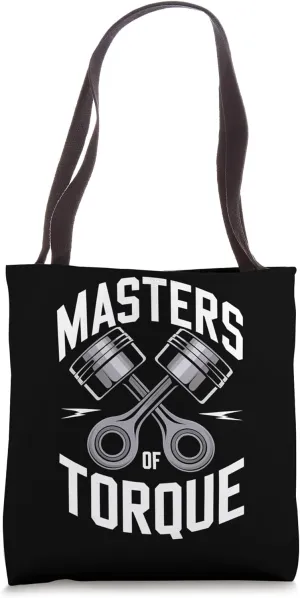 Mechanics Garage Life And Auto Car Guys Master Of Torque Tote Bag