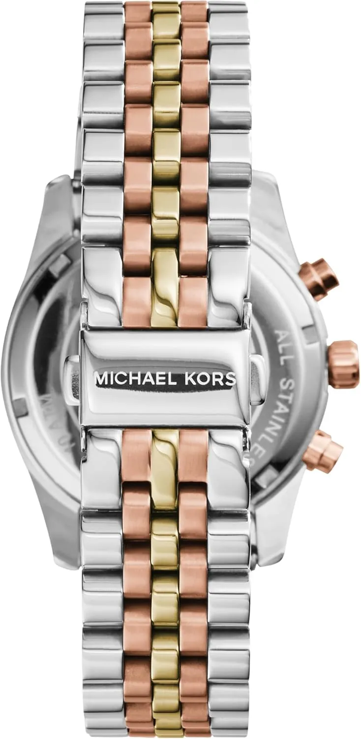 Michael Kors Lexington Women's Watch, Stainless Steel Chronograph Watch for Women