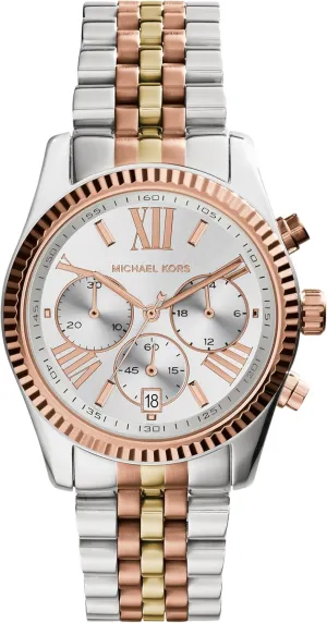 Michael Kors Lexington Women's Watch, Stainless Steel Chronograph Watch for Women