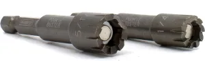 MIDWEST Pookie Buster - 1/4" & 5/16" Magnetic Nut Driver Set with Patented Broach Cutter & Quick Change Hex Shank - MWT-PBSET01