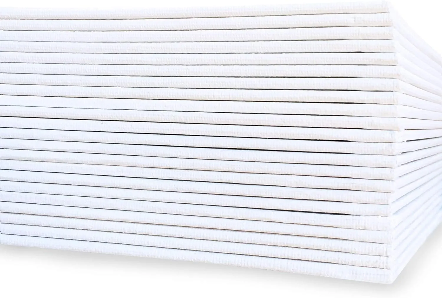 milo Canvas Panel Boards for Painting | 8x10 inches | 24 Pack of Flat Canvas Panels, Primed & Ready to Paint Art Supplies for Acrylic, Oil, Mixed Wet Media, & Pouring, Bulk Painting Party Pack