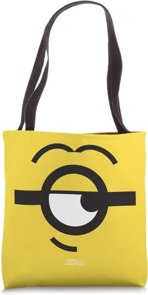 Minions Stuart Big Face Halloween costume Tote Bag