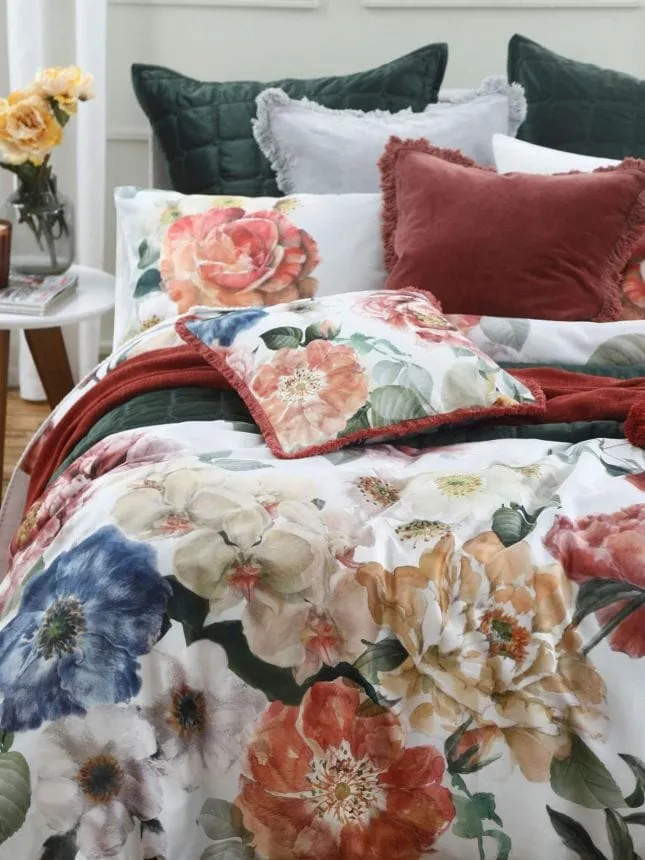 M.M Linen Multi Blooming Duvet Cover Set