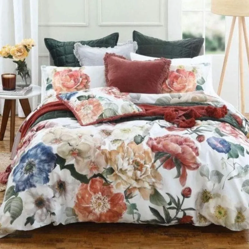 M.M Linen Multi Blooming Duvet Cover Set